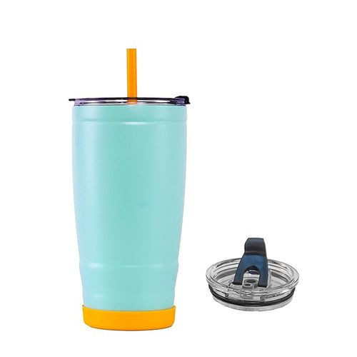 Wizardmink REO 500ml Vacuum Insulated Stainless Steel Tumbler with Straw – Leak-Proof Travel Mug