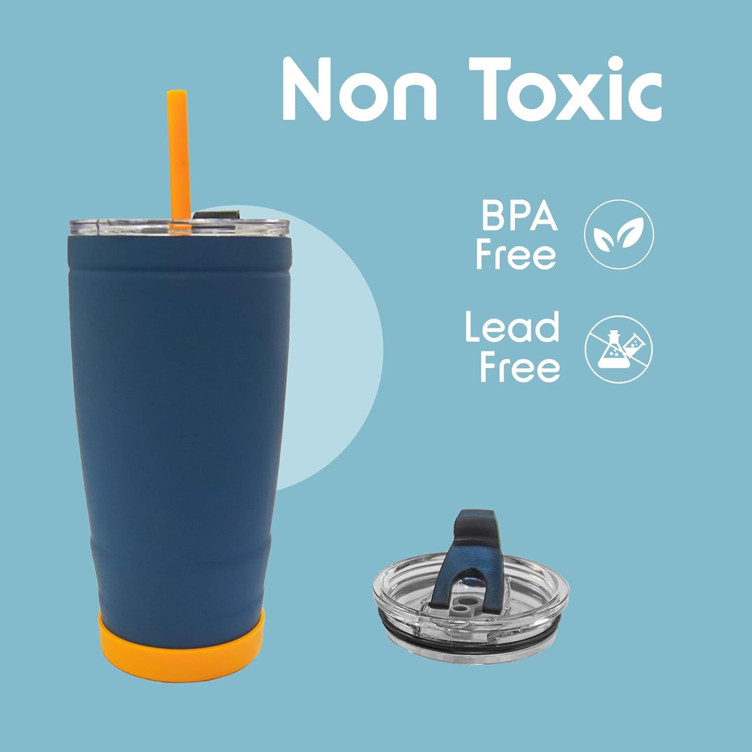 Wizardmink REO 500ml Vacuum Insulated Stainless Steel Tumbler with Straw – Leak-Proof Travel Mug